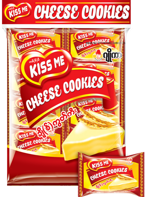 Kiss Me Cheese cookies